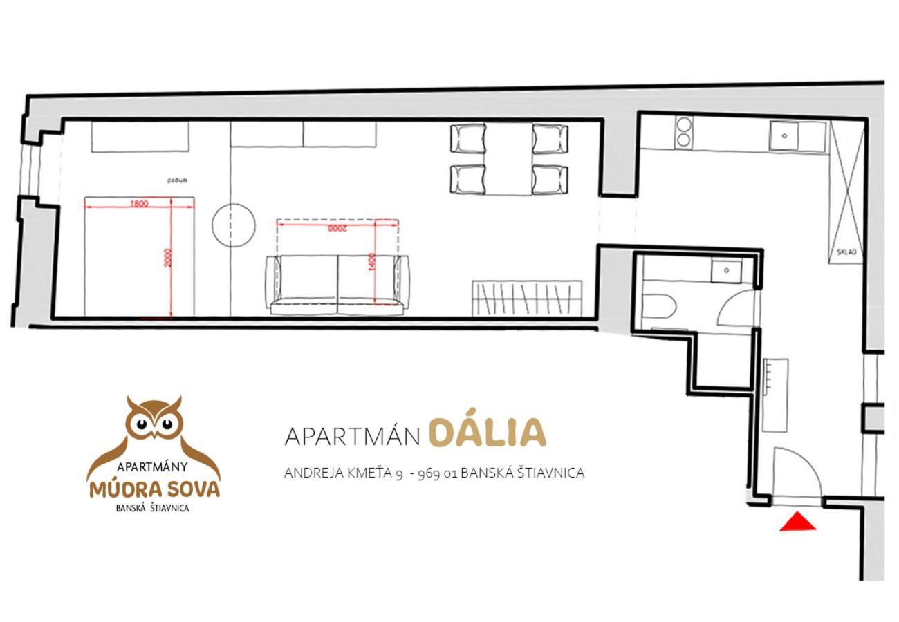 Apartmany Mudra Sova Banská Štiavnica Kültér fotó