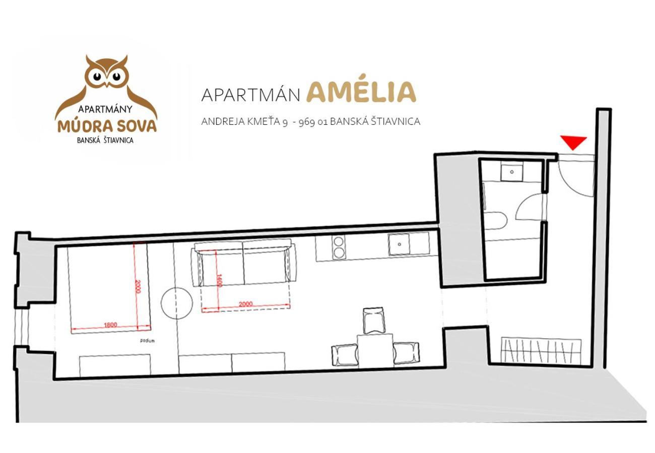 Apartmany Mudra Sova Banská Štiavnica Kültér fotó